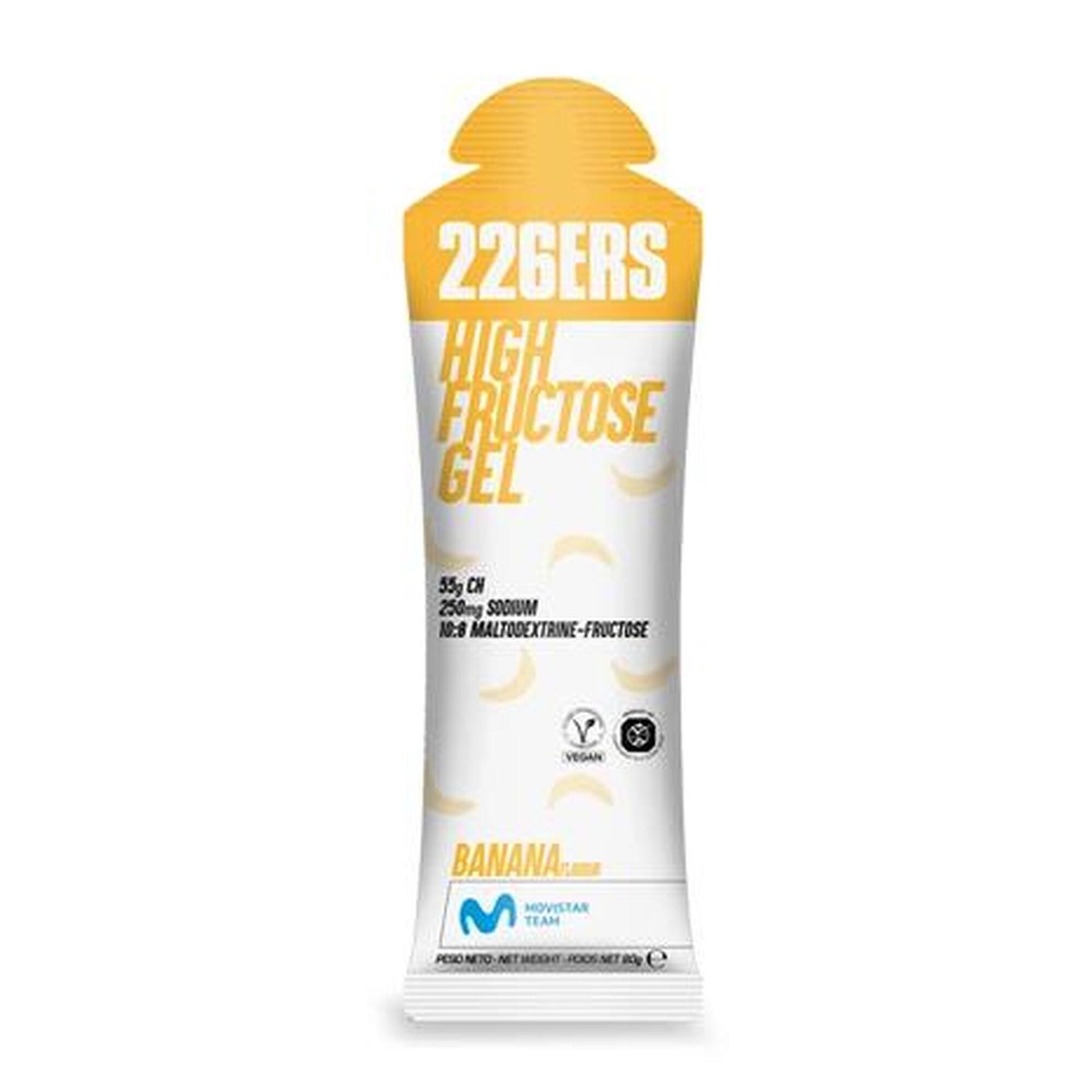 226Ers High Fructose Gel, żel energetyczny, banana, 80 g