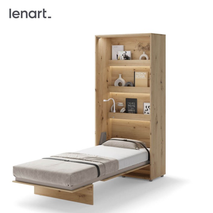 BED CONCEPT BC-03 - półkotapczan pionowy 90 - dąb artisan