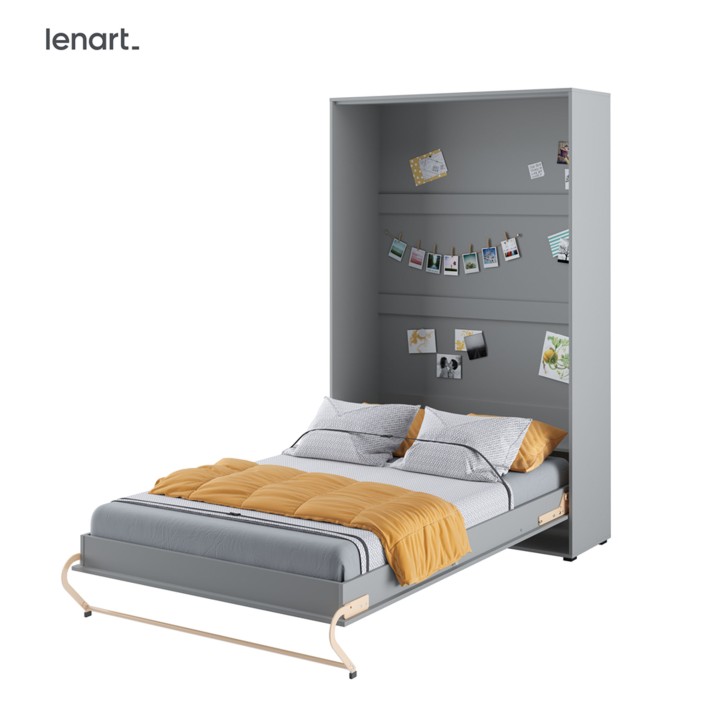 CONCEPT PRO CP-02 - półkotapczan pionowy pod materac 120x200 - szary