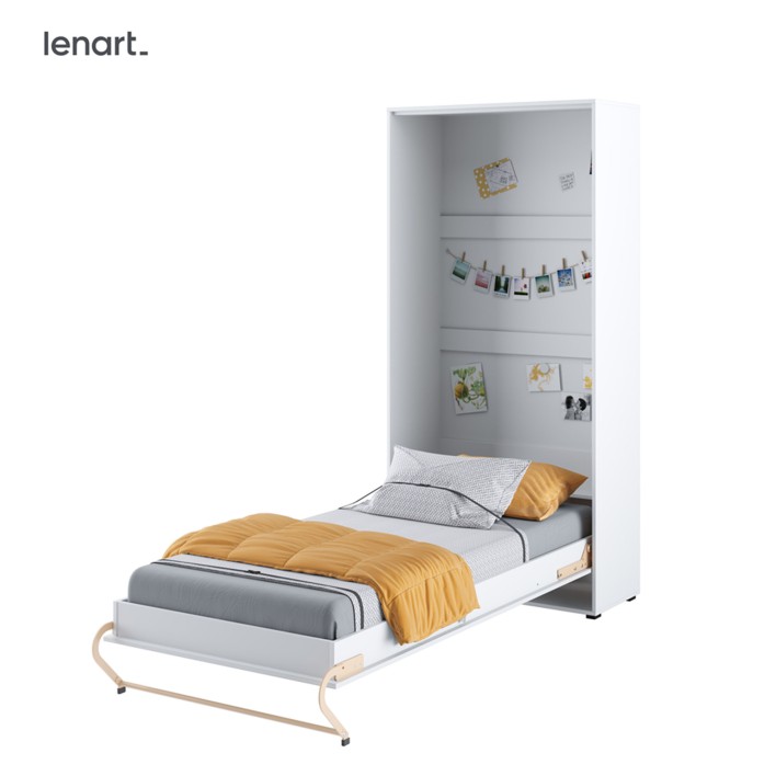 CONCEPT PRO CP-03 - półkotapczan pionowy pod materac 90x200 - biały