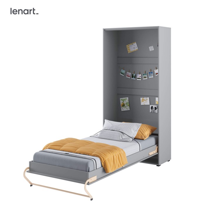 CONCEPT PRO CP-03 - półkotapczan pionowy pod materac 90x200 - szary