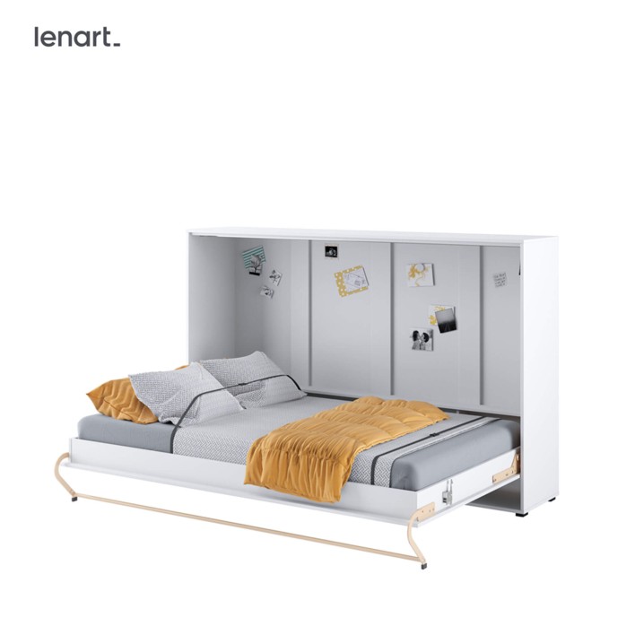 CONCEPT PRO CP-05 - półkotapczan poziomy pod materac 120x200 - biały