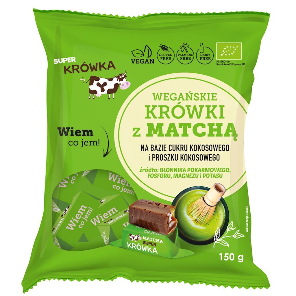Krówki z matchą bezmleczne