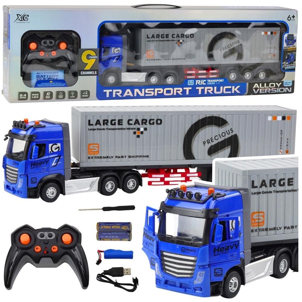 Ciężarówka transportowa z kontenerem Rc 124 - model lub pojazd