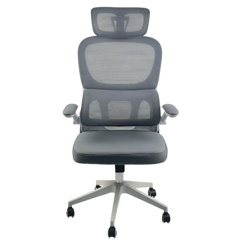 Fotel biurowy ergonomiczny z funkcją bujania czarny obrotowy regulowany EP-Breeze 8G