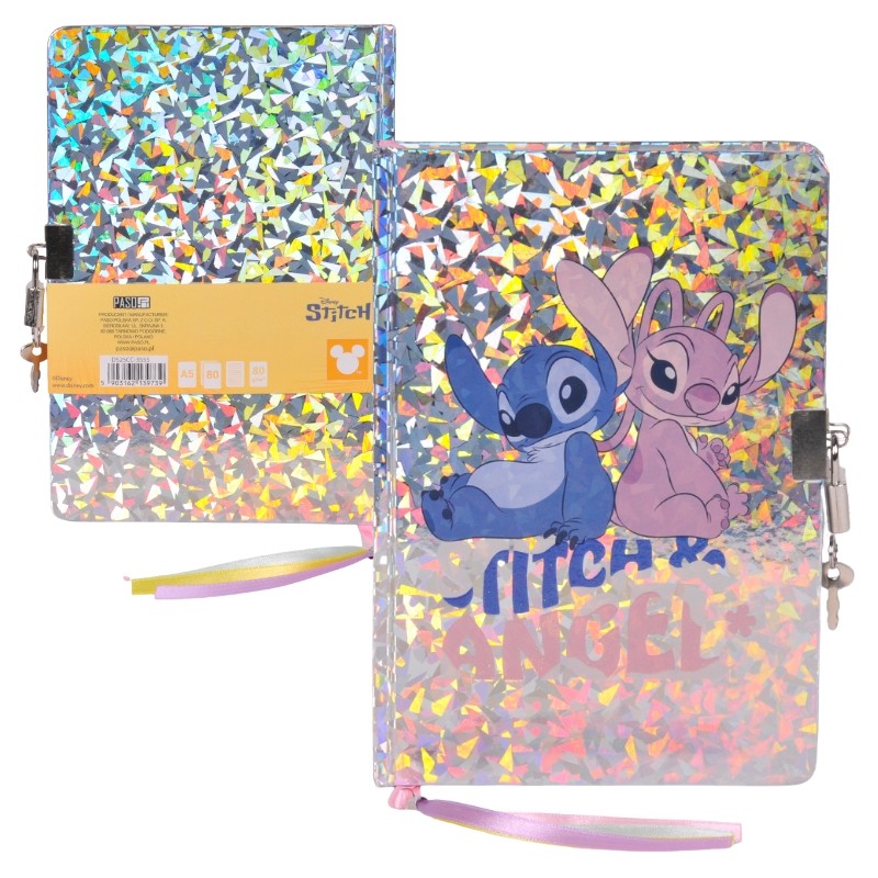 Paso Pamiętnik Z Kłódką Stitch & Angel