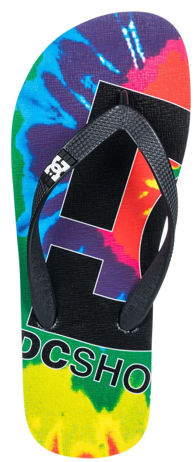 japonki męskie DC SPRAY GRAFFIK BLACK MULTI