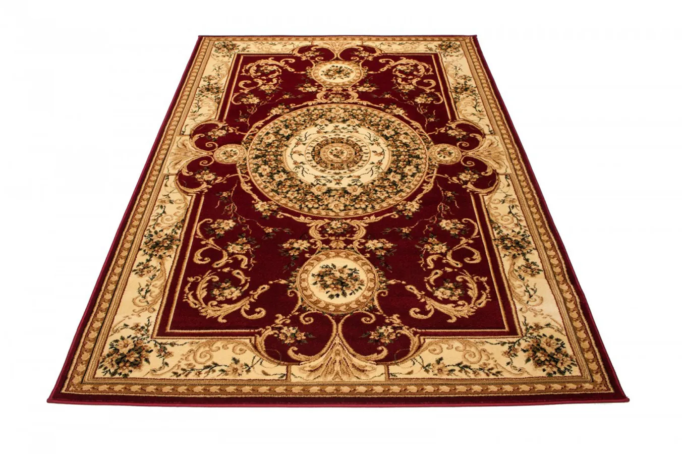 Czerwony dywan z klasycznym wzorem - Wirola 3X