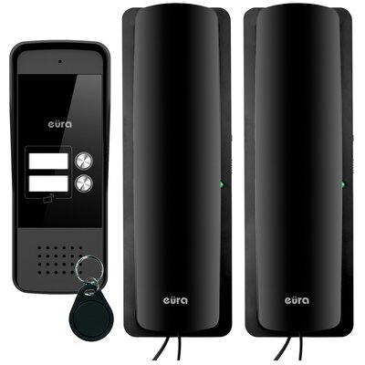 Eura-Tech Domofon EURA ADP-26A3 Czarny
