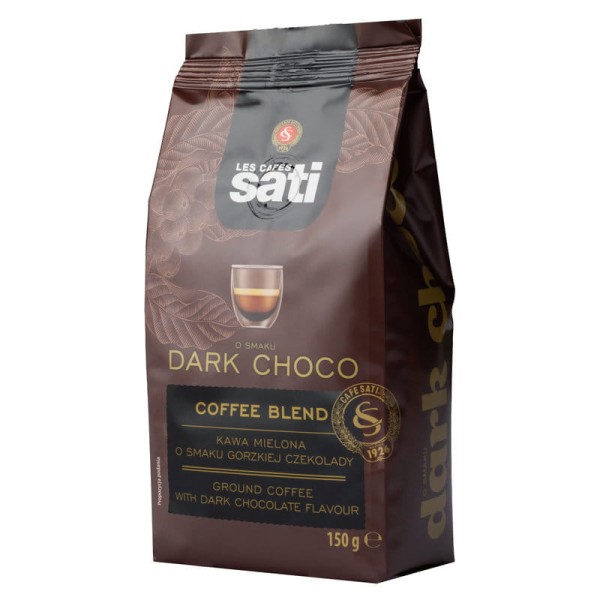 Sati Dark Choco150g kawa mielona Torba