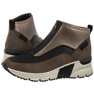 Botki Brązowe N6352-25 Brown (RI283-a) Rieker