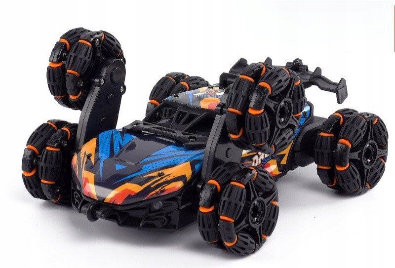 BEZPRZEWODOWY LED SAMOCHÓD Z PILOTEM ZDALNIE STEROWANY METALOWY DLA DZIECI