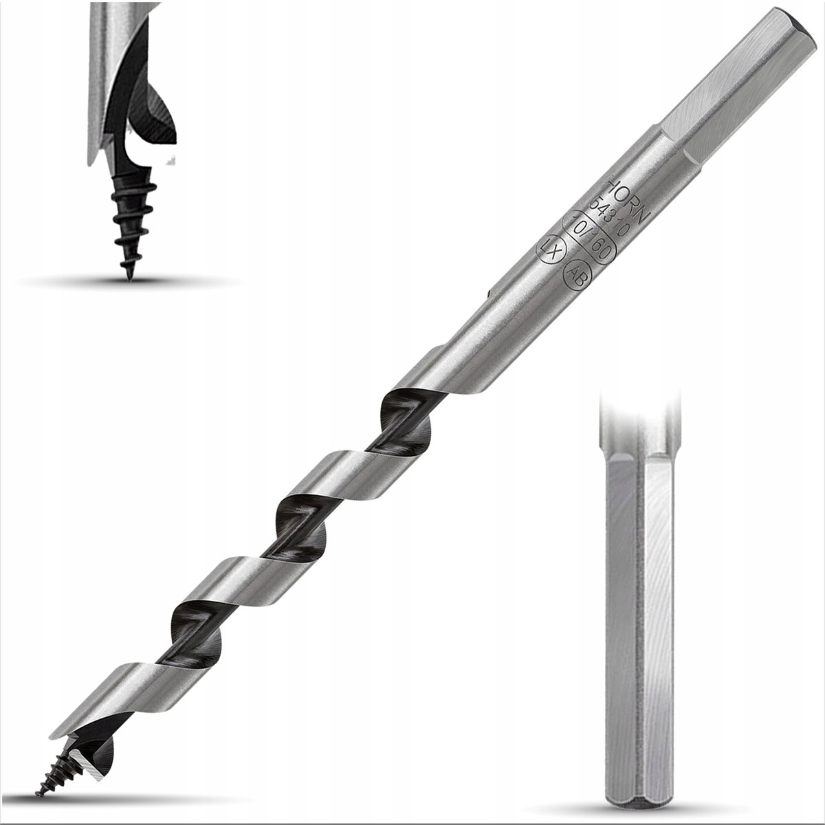 Wiertło Do Drewna Świder 10X150Mm Śrubowe Świdrowe
