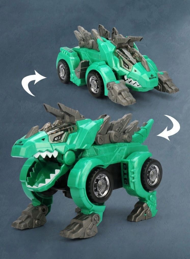 ROBO-DINOZAUR DO SKŁADANIA MUZYCZNY ZABAWKA DLA DZIECI 3+ DINOZAUR PREZENT