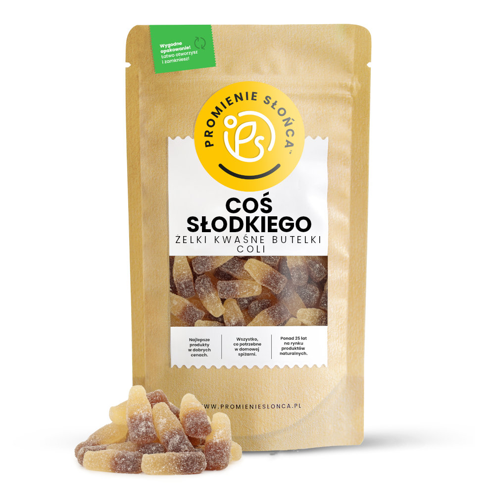 Żelki Kwaśne Butelki Coli 250 g