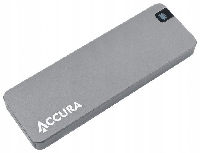 Accura M.2 Nvme Usb-C Aluminium 10000 Mbps 4Tb Srebrna Obudowa