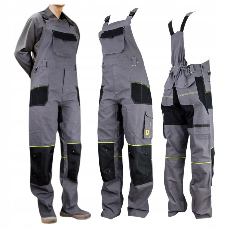 Spodnie robocze Ogrodniczki męskie Elastyczne Przewiewne BAWEŁNA URGENT 44