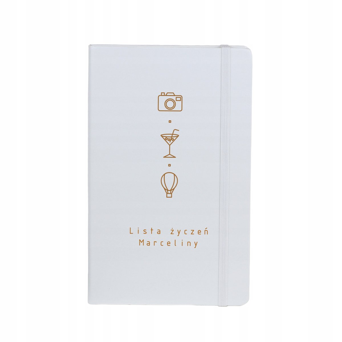 Notes Pamiętnik Planer z imieniem Lista życzeń marzeń, The Bucket List