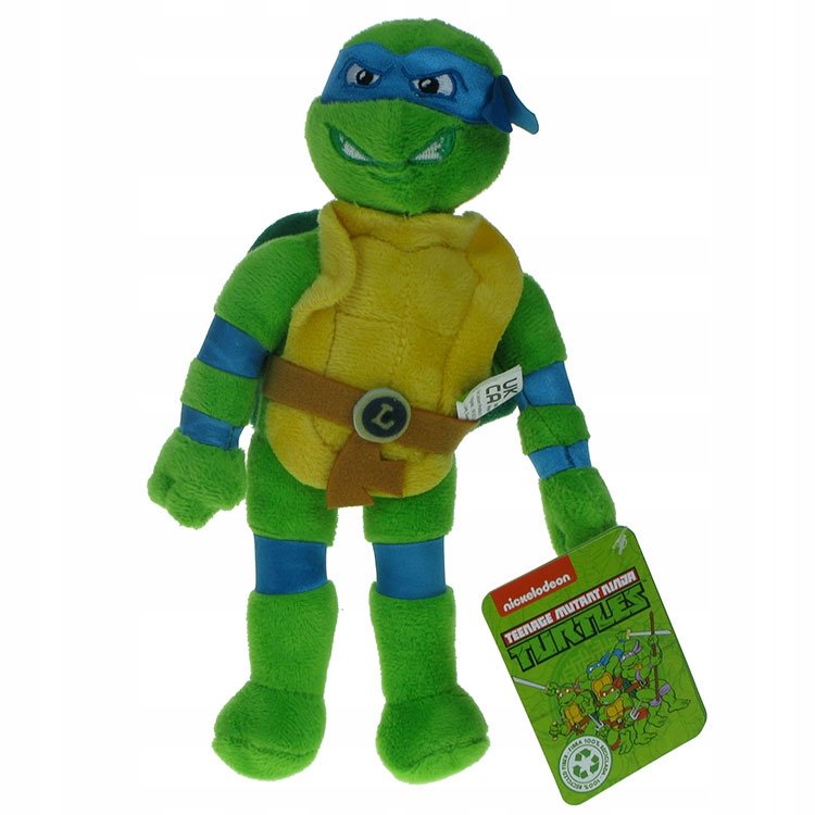 Wojownicze żółwie ninja - maskotka żółw Leonardo 20cm (34959)
