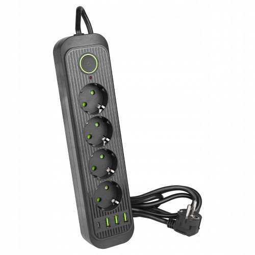 Przedłużacz Modi 4x230V 3xUSB-A 1xUSB-C 2500W