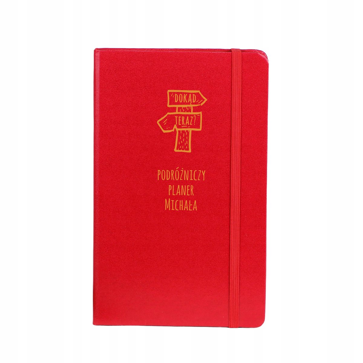 Notatnik Zeszyt Notes Organizer na wycieczki z imieniem Planer podróżniczy