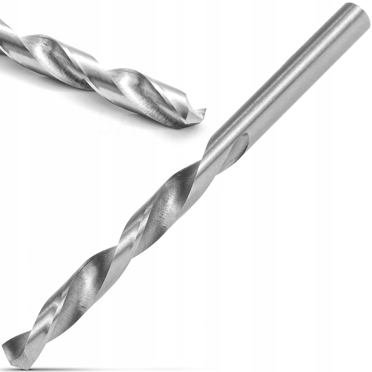 Wiertło Do Metalu Fi 4.9 Mm Białe Hss Nwka Srebrne