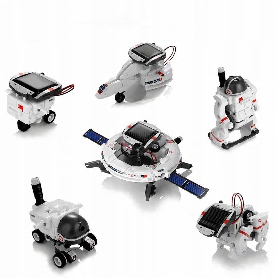 Zestaw robotów słonecznych 6w1 zabawka edukacyjna edukacyjny robot solarny