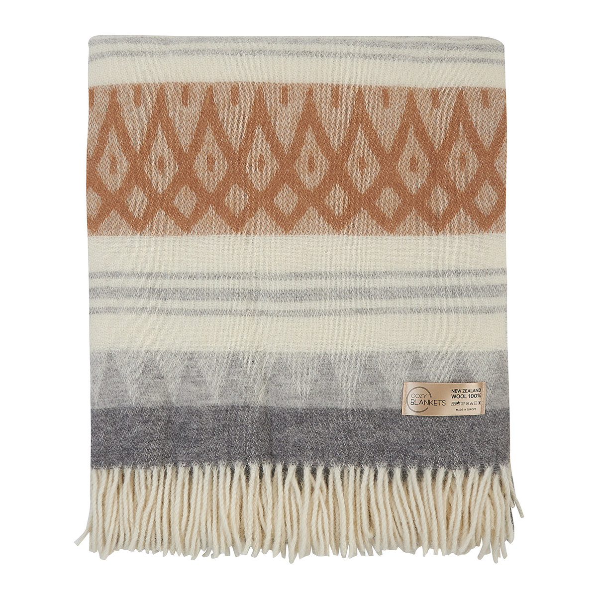 KOC WEŁNIANY cieply miękki 100% wełna pled koce 170x200 Cozy Blankets