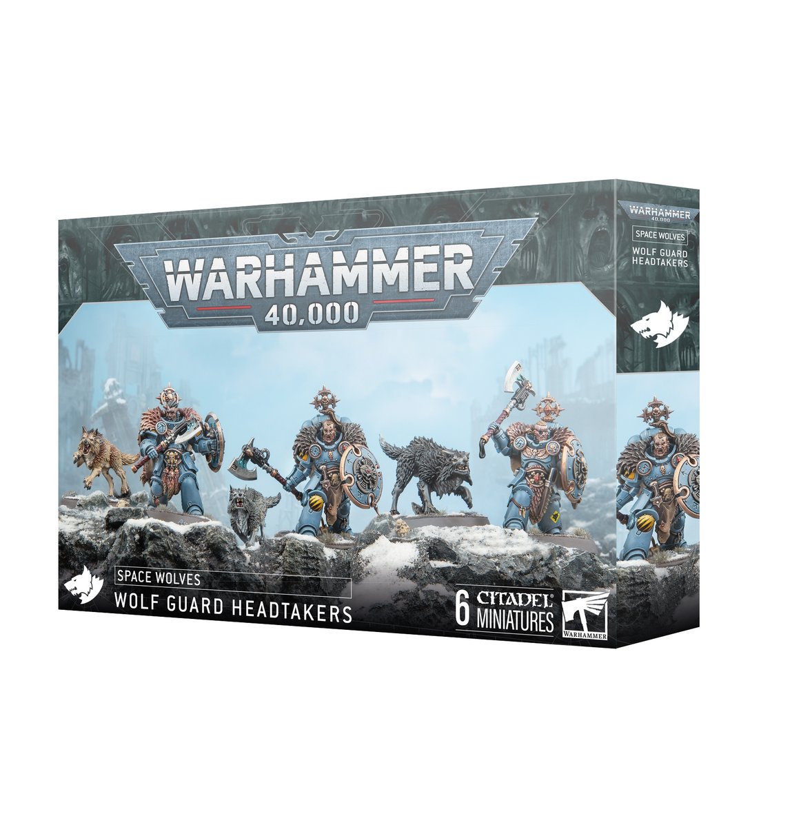 SPACE WOLVES: WOLF GUARD HEADTAKERS Pre-order NEW