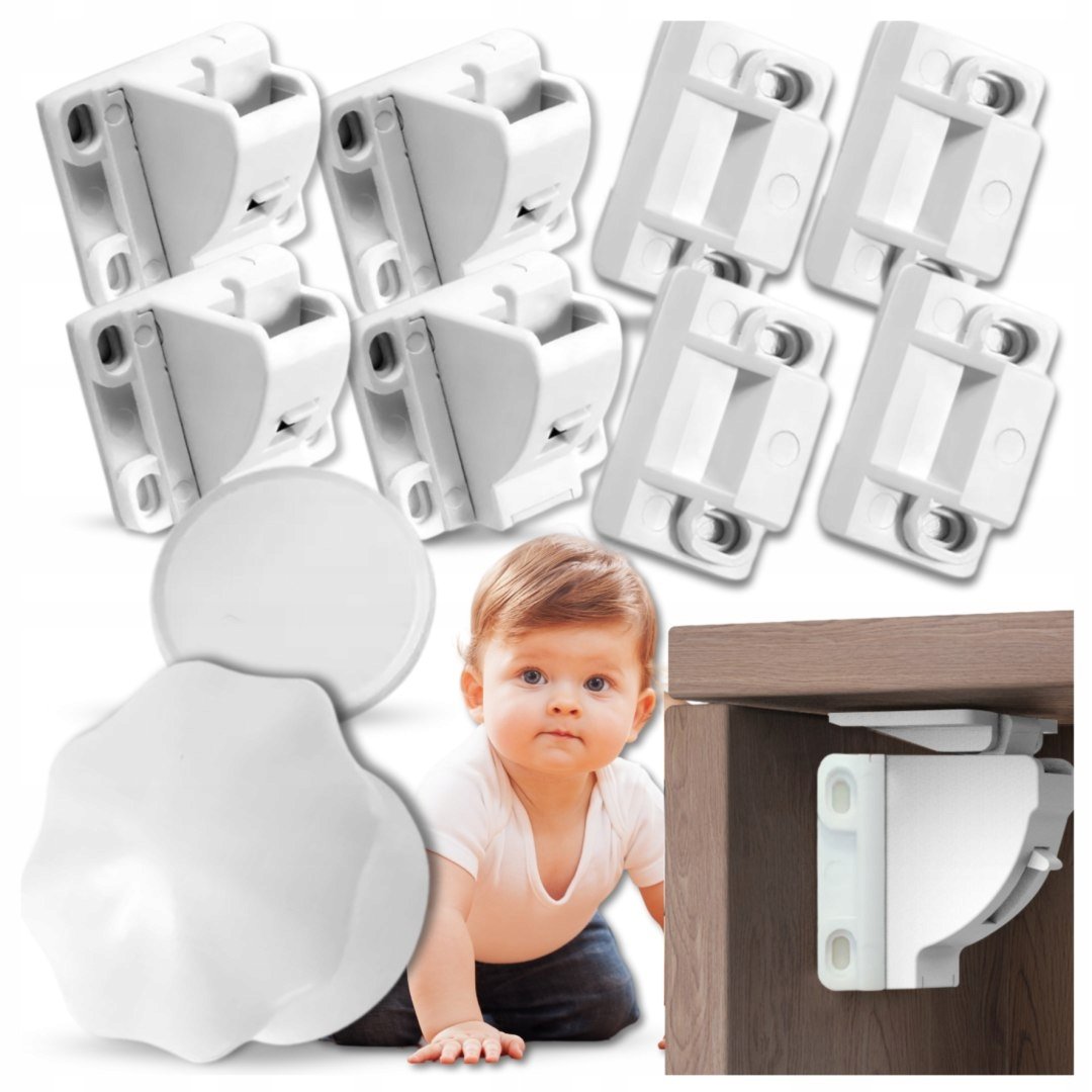 BLOKADA MAGNETYCZNA DO SZAFEK NICEKIDS MAGNETYCZNE ZABEZPIECZENIE SZAFEK SZ