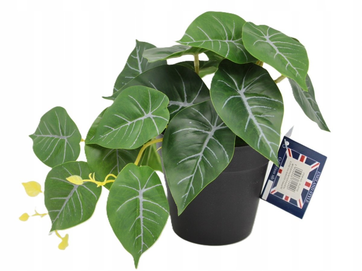 SZTUCZNA ROŚLINA W DONICZCE -DEKORACJA WNĘTRZ FILODENDRON