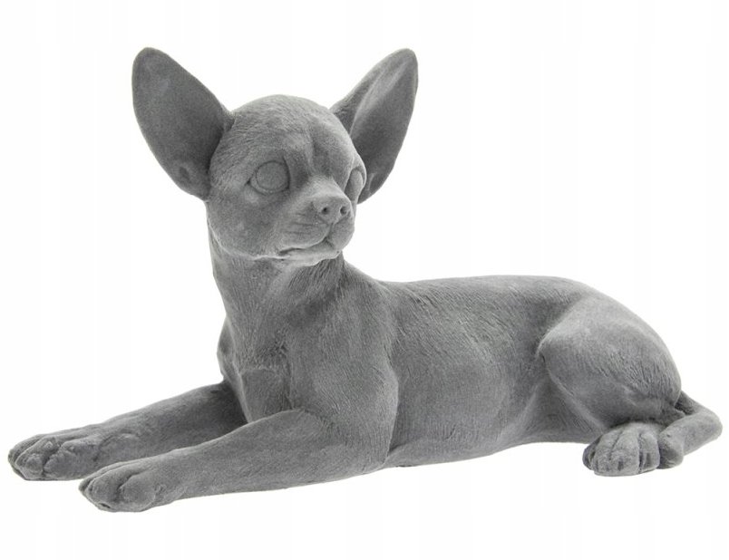 FIGURKA PSA CHIHUAHUA W POZYCJI LEŻĄCEJ – ELEGANCKA DEKORACJA
