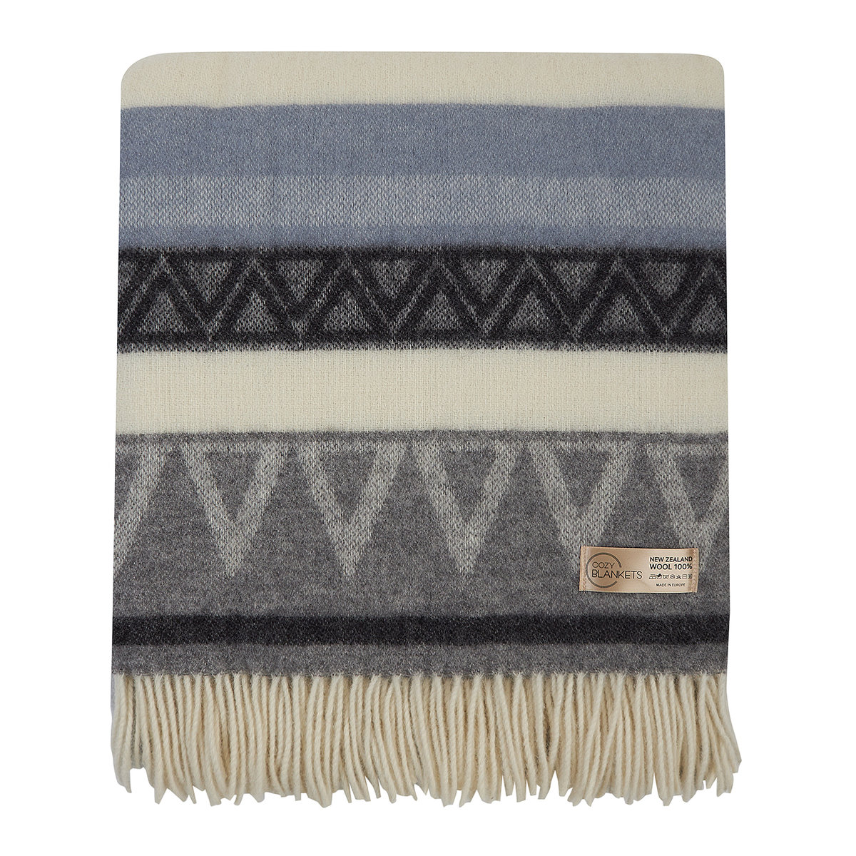 KOC WEŁNIANY cieply miękki 100% wełna pled koce 170x200 Cozy Blankets