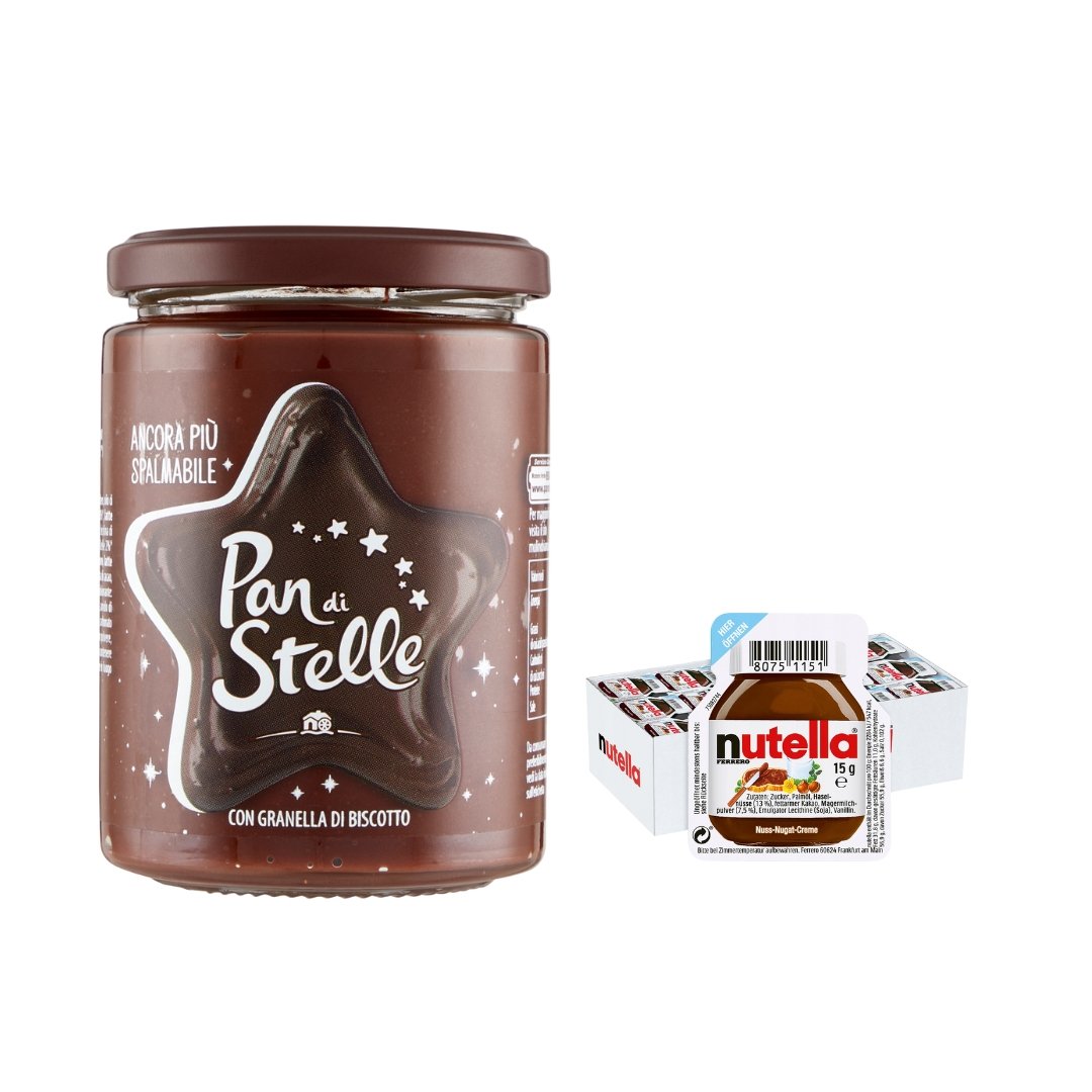 Krem Pan di Stelle 380 g i Nutella mooporcja