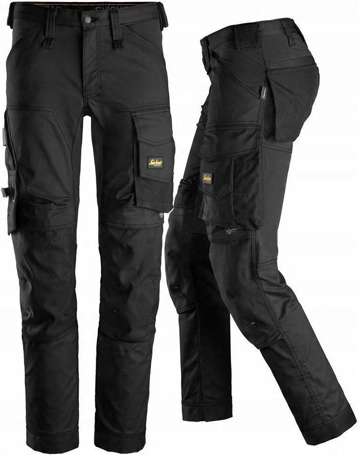 PREMIUM spodnie robocze męskie długie ELASTYCZNE WYGODNE czarne SNICKERS 48