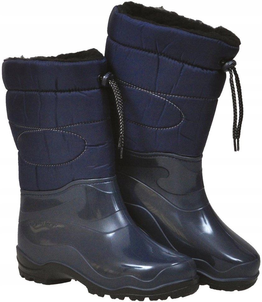 POLSKIE Śniegowce damskie Ocieplane Kalosze Zimowe Wodoodporne Lekkie ZIMA