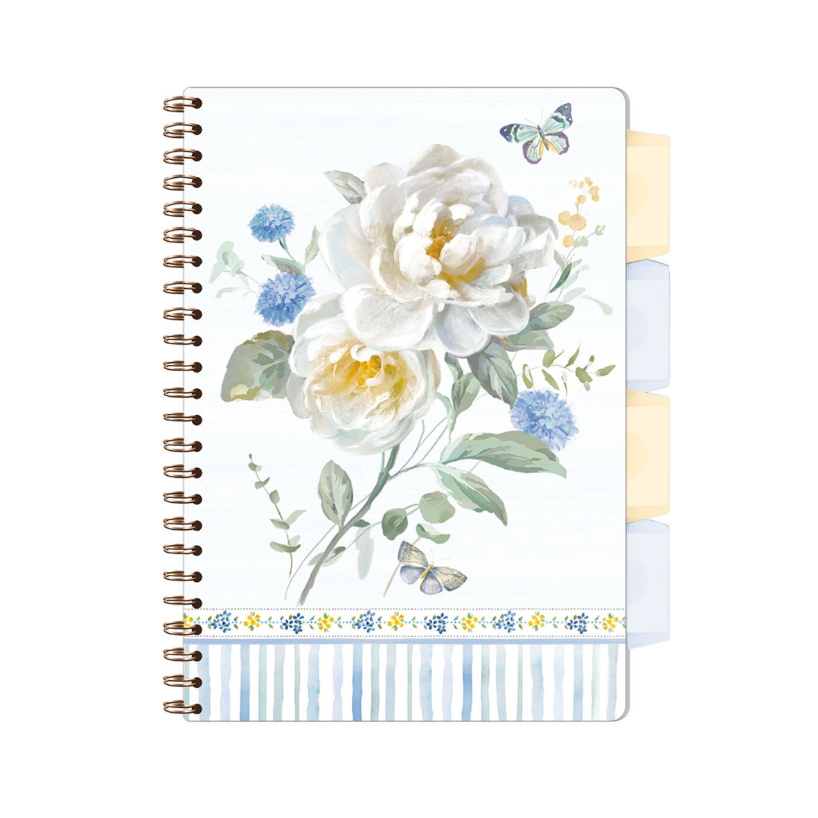 Kołozeszyt z przekładkami w linie 100k. Spring Blooms