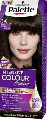 Schwarzkopf, Farba Do Włosów Palette Ciemny Brąz 3.0 Ochrona Włosów, Nawilża