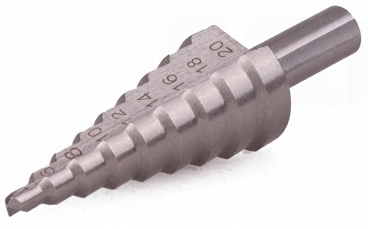 Wiertło Stopniowe Stożkowe Choinka Metalu Hss 4-20