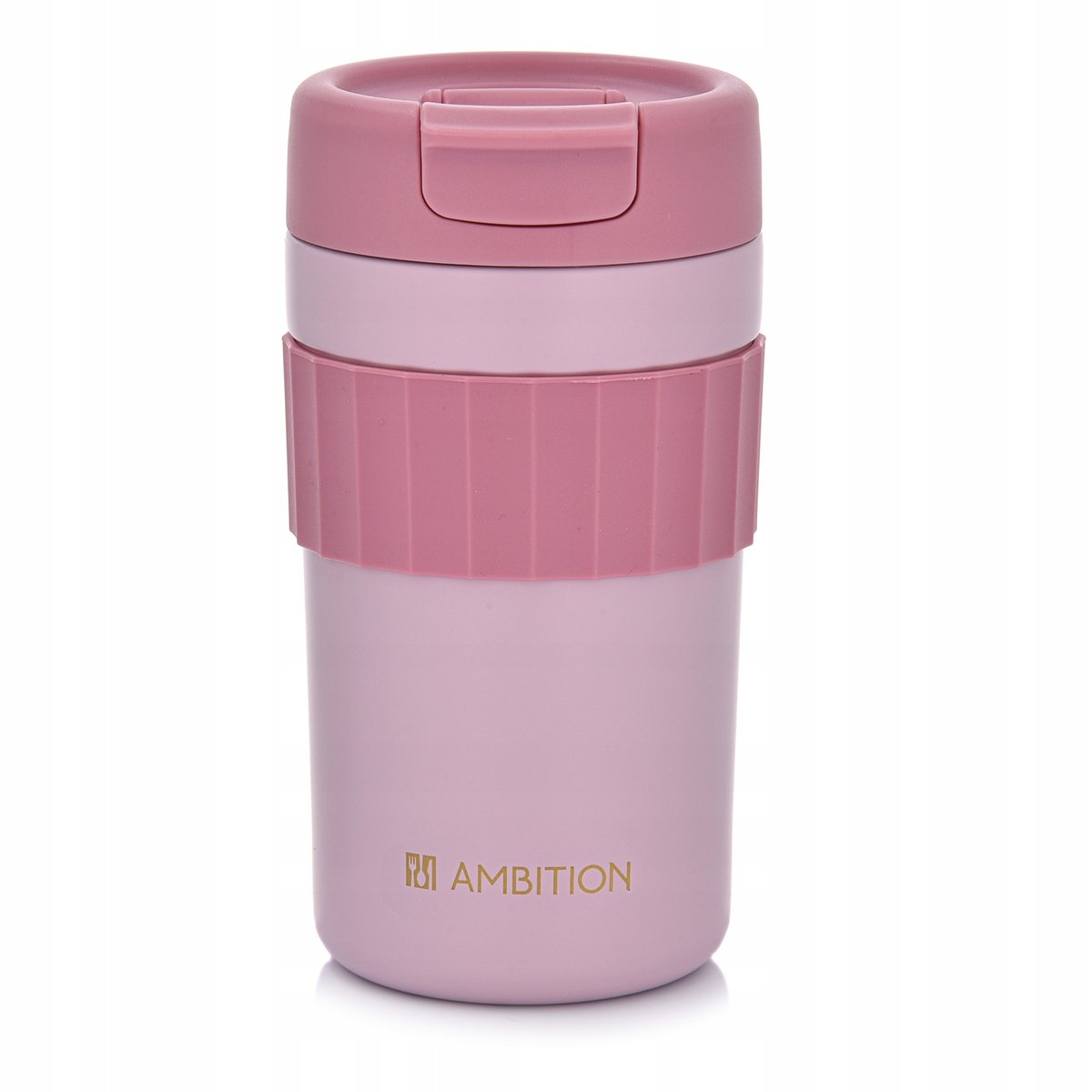 98890 Kubek termiczny Nino 450 ml różowy AMBITION