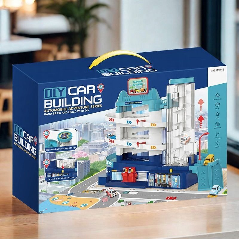 PARKING TOR SAMOCHODOWY Z WINDĄ GARAZ ZJEZDZALNIA AUTA ZESTAW PREZENT