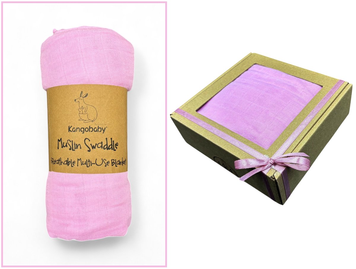 PIELUSZKA DLA NOWORODKA BAWEŁNIANA DUŻA PIELUSZKA OTULACZ RÓŻOWY DLA DZIEWCZYNKI