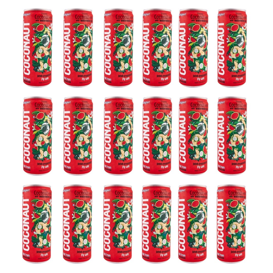 Woda kokosowa z sokiem arbuzowym 18x320ml - Coconaut