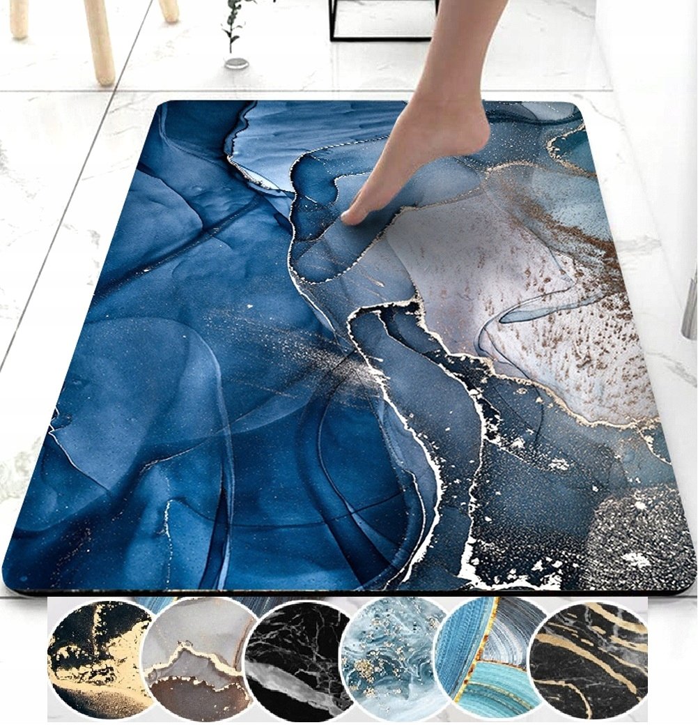 MATA ŁAZIENKOWA XXL ANTYPOŚLIZGOWA SZYBKOSCHNĄCA DYWANIK CHŁONNY 50 x 80 cm