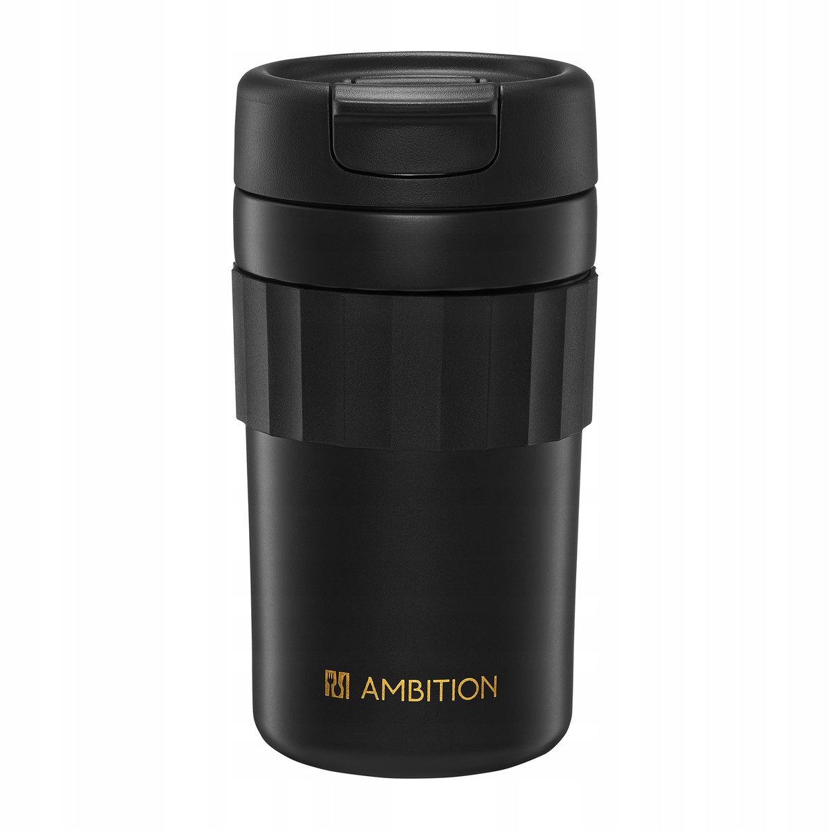 73636 Kubek termiczny Nino 450 ml czarny AMBITION