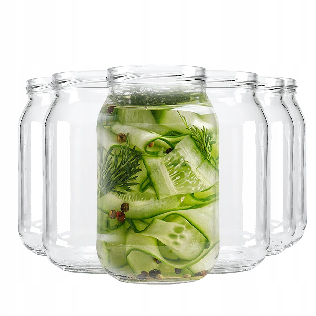 8 SZT SŁOIK NA PRZETWORY MIÓD DŻEM 900 ML SŁOIKI SZKLANE NA DIY DEKORACJĘ