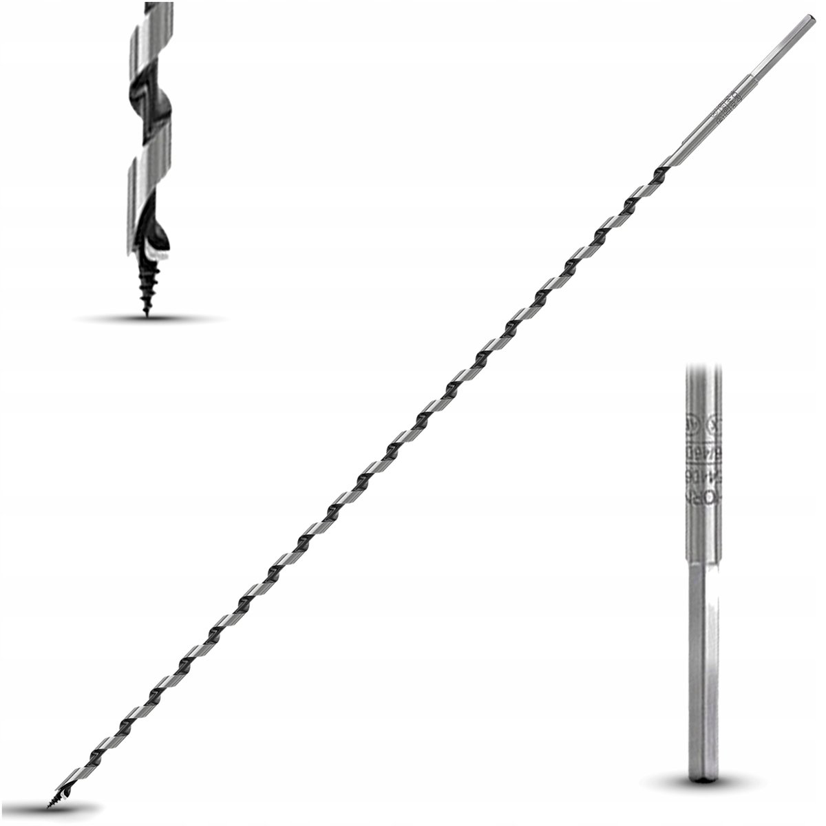 Wiertło Do Drewna Świder 6X460Mm Śrubowe Świdrowe