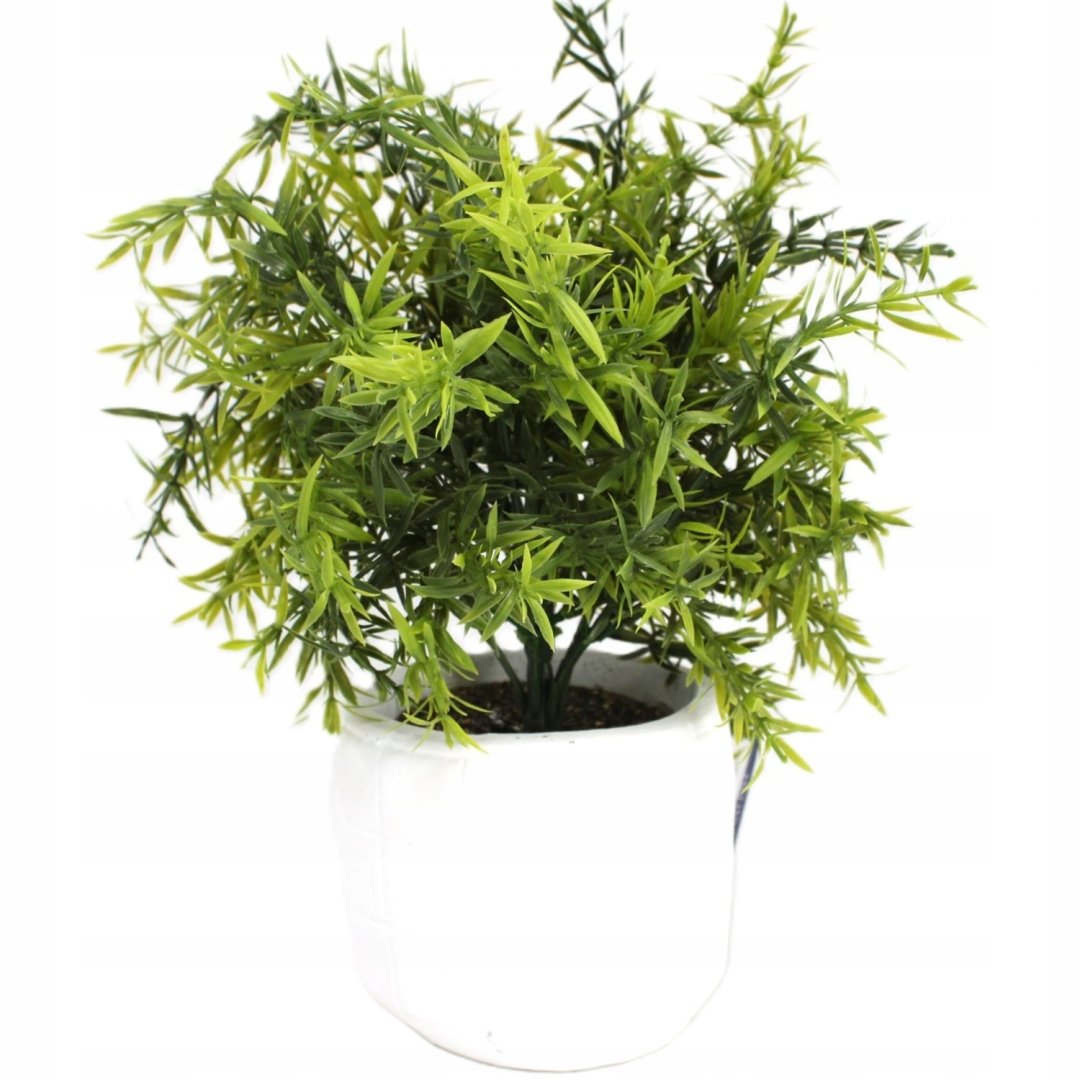 SZTUCZNA ROŚLINA W DONICZCE - NOWOCZESNA DEKORACJA WNĘTRZ