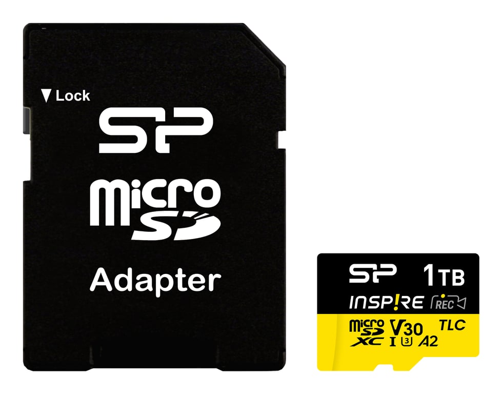 Silicon Power SP001TBSTXLA2V1NSP pamięć flash 1 TB MicroSDXC 3D TLC NAND Klasa 10 SP001TBSTXLA2V1NSP