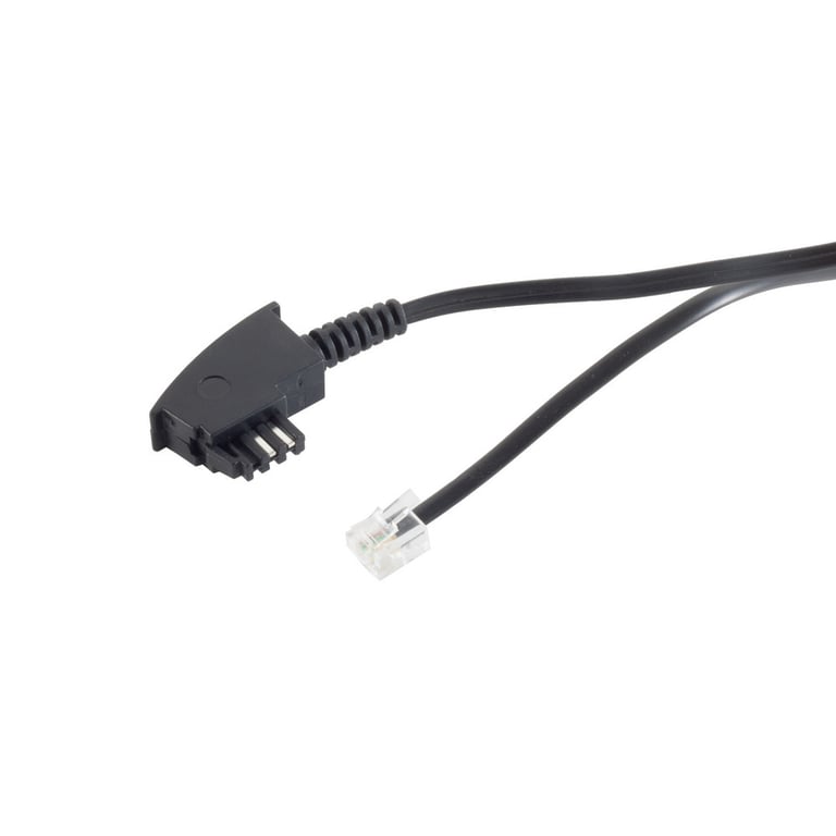 S-Impuls 70006 kabel telefoniczny 6 m Czarny 70006